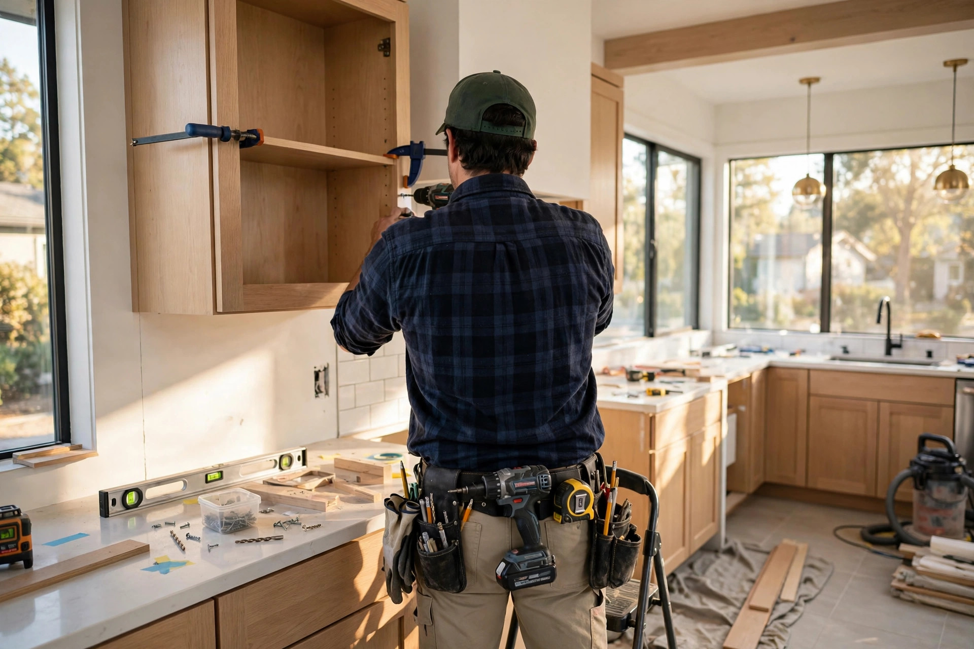 Custom carpentry installation